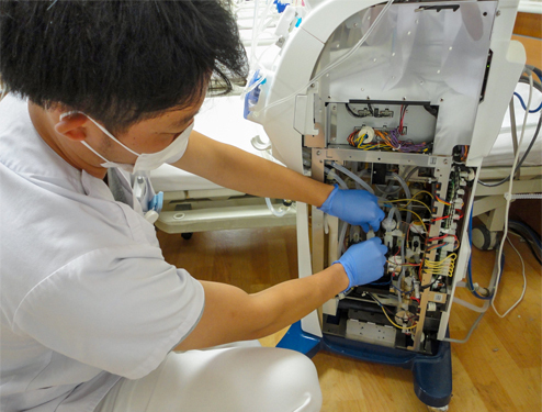 コンソールのメンテナンス